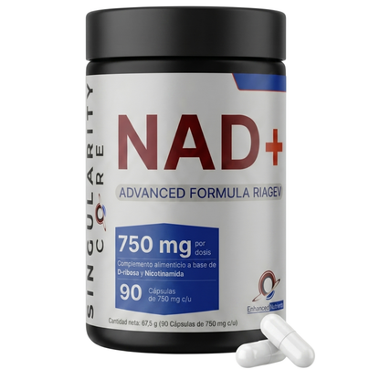 NAD+ Liposomal 750mg - Fórmula Avanzada RiaGev - 90 Días