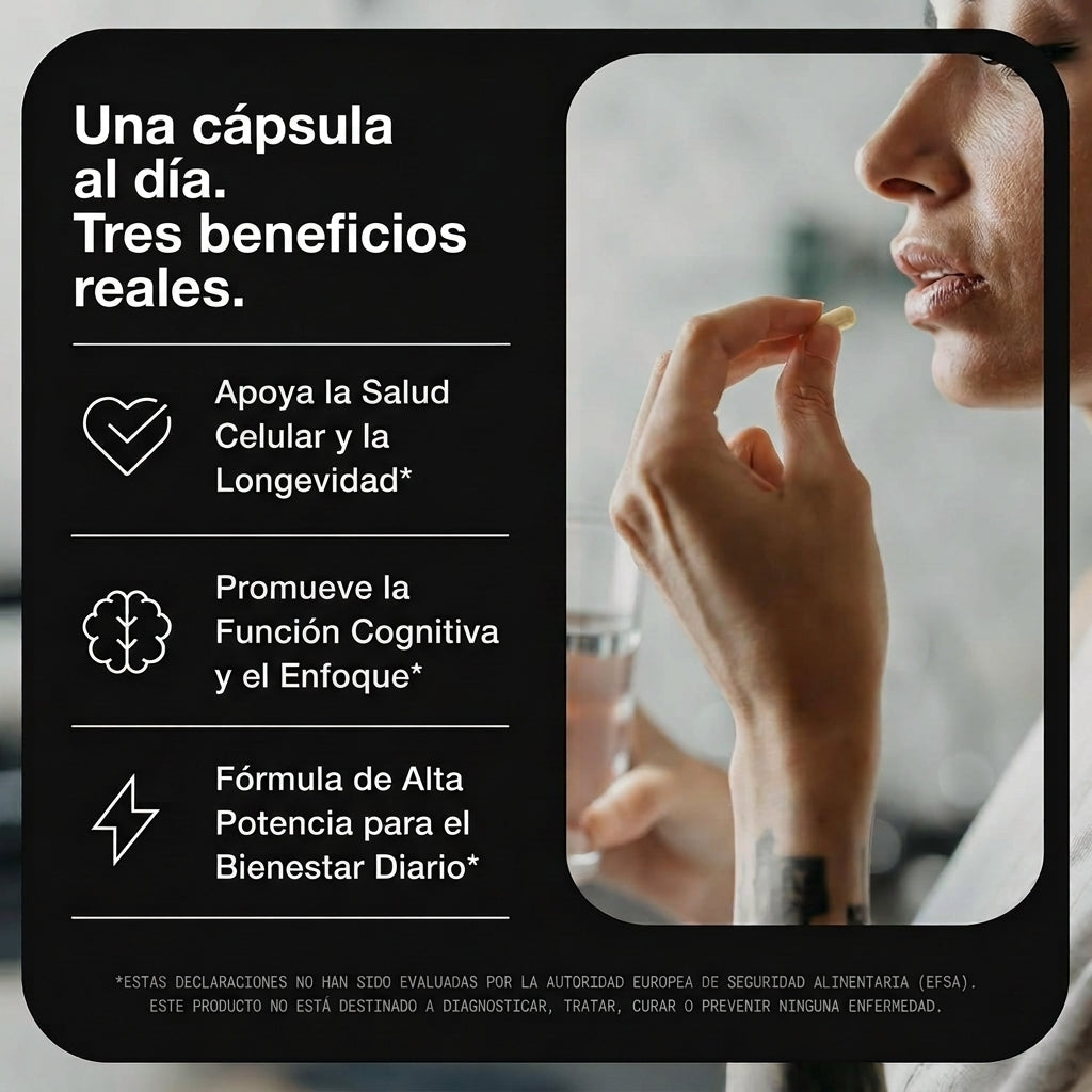 NAD+ Liposomal 750mg - Fórmula Avanzada RiaGev - 90 Días