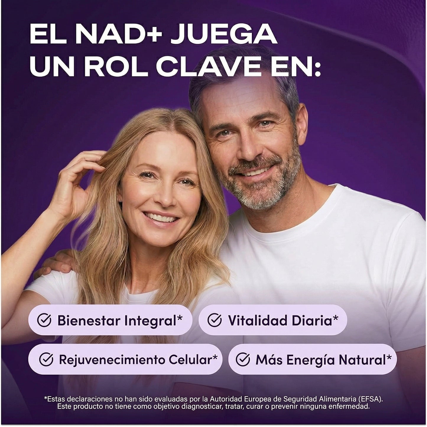 NAD+ Max Nicotinamida Ribósido + Trans-Resveratrol - Energía Celular y Envejecimiento Saludable - 60 Cápsulas